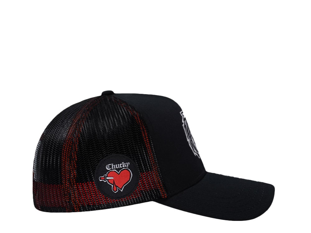 Capslab Chucky Black Trucker Snapback Casquette