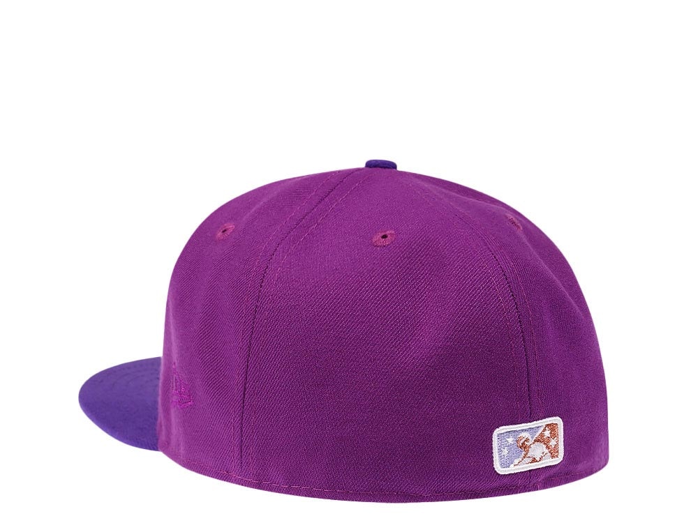 New Era Buffalo Bisons Sliding Purple Berry Prime Edition 59Fifty Fitted Casquette