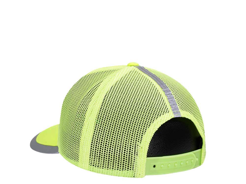 John Deere Construction Logo Yellow Trucker Snapback Casquette