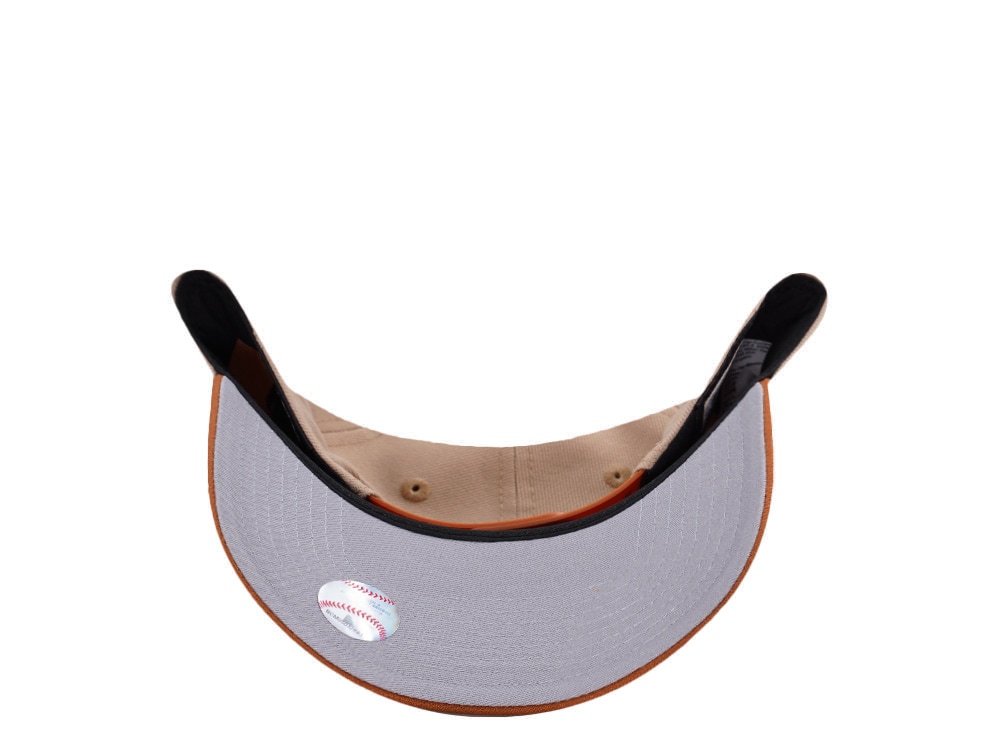 New Era New York Yankees World Series 2000 Pumpkin Spice Edition 9Forty A Frame Snapback Casquette