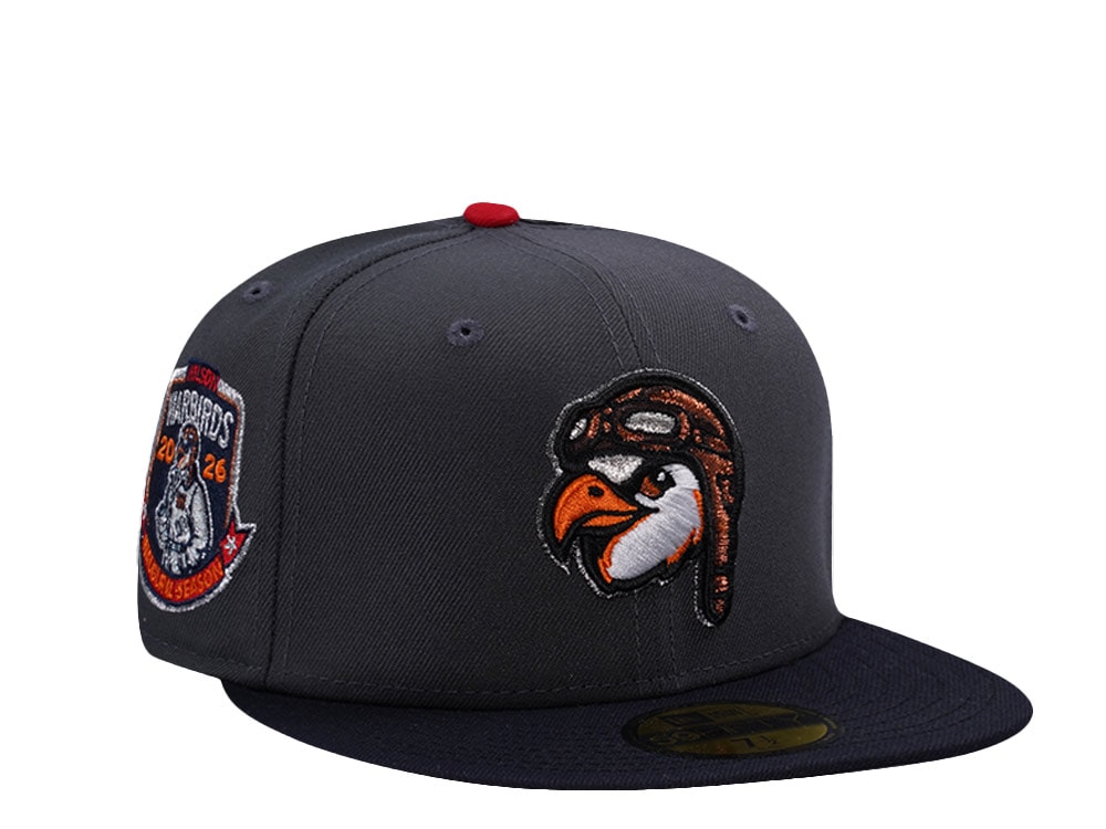 New Era Wilson Warbirds Inaugural Season 2026 Dark Gray Two Tone Edition 59Fifty Fitted Casquette