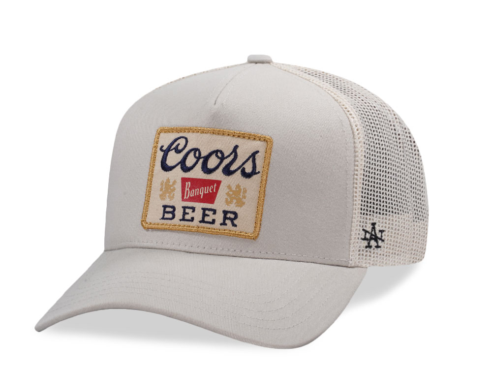 American Needle Coors Beer Stone Valin Edition Trucker Snapback Casquette