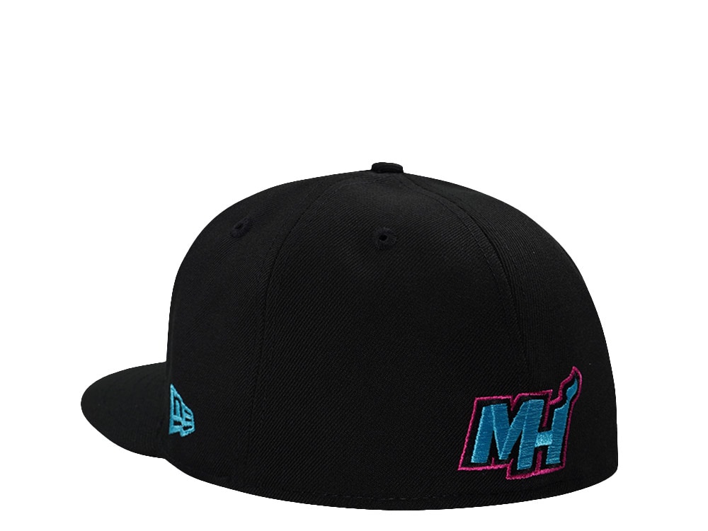 New Era Miami Heat NBA on NBC Black Prime Edition 59Fifty Fitted Casquette