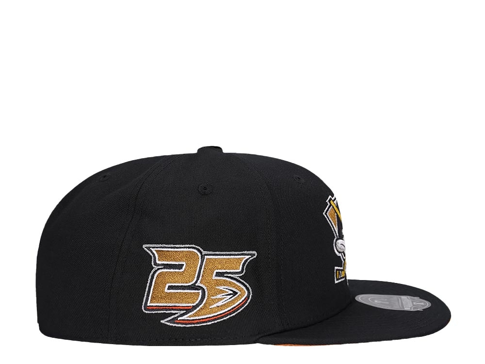 Mitchell & Ness Anaheim Ducks 25th Anniversary Edition Dynasty Fitted Casquette