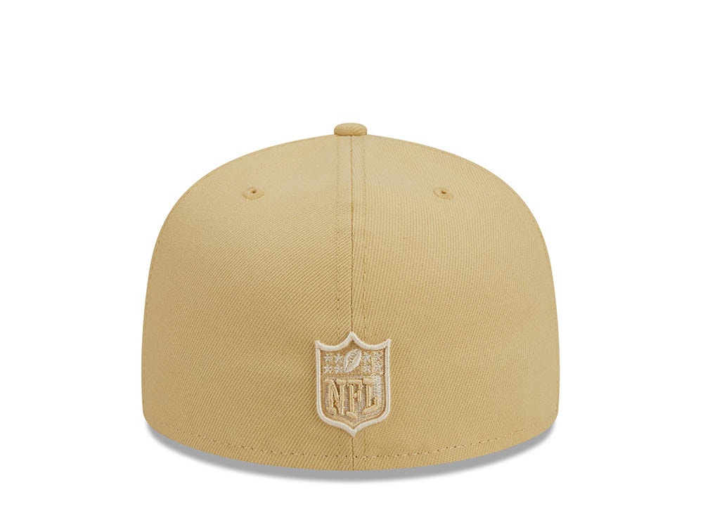 New Era Buffalo Bills Pro Bowl Hawaii 1988 Raffia Front Vegas Gold Edition 59Fifty Fitted Casquette