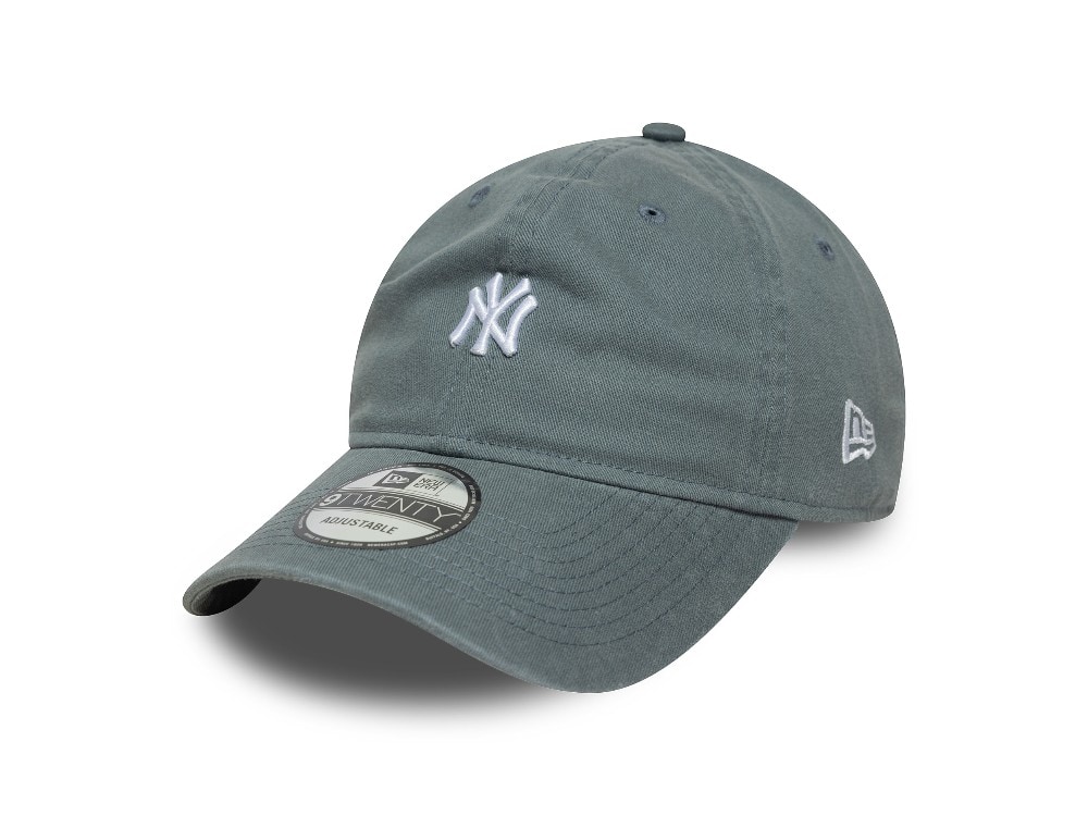 New Era New York Yankees Washed Mini Logo 9Twenty Strapback Casquette