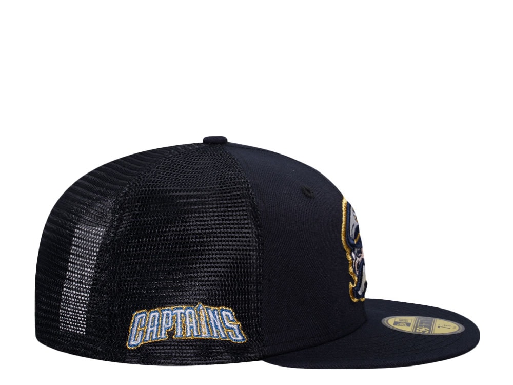New Era Lake County Captains Navy Gold Trucker Edition 59Fifty Fitted Casquette