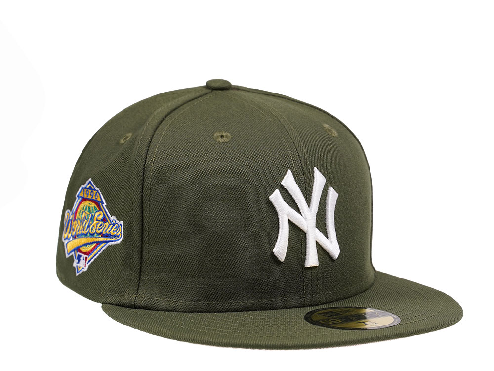 New Era New York Yankees World Series 1996 Rifle Green and Stone Edition 59Fifty Fitted Casquette