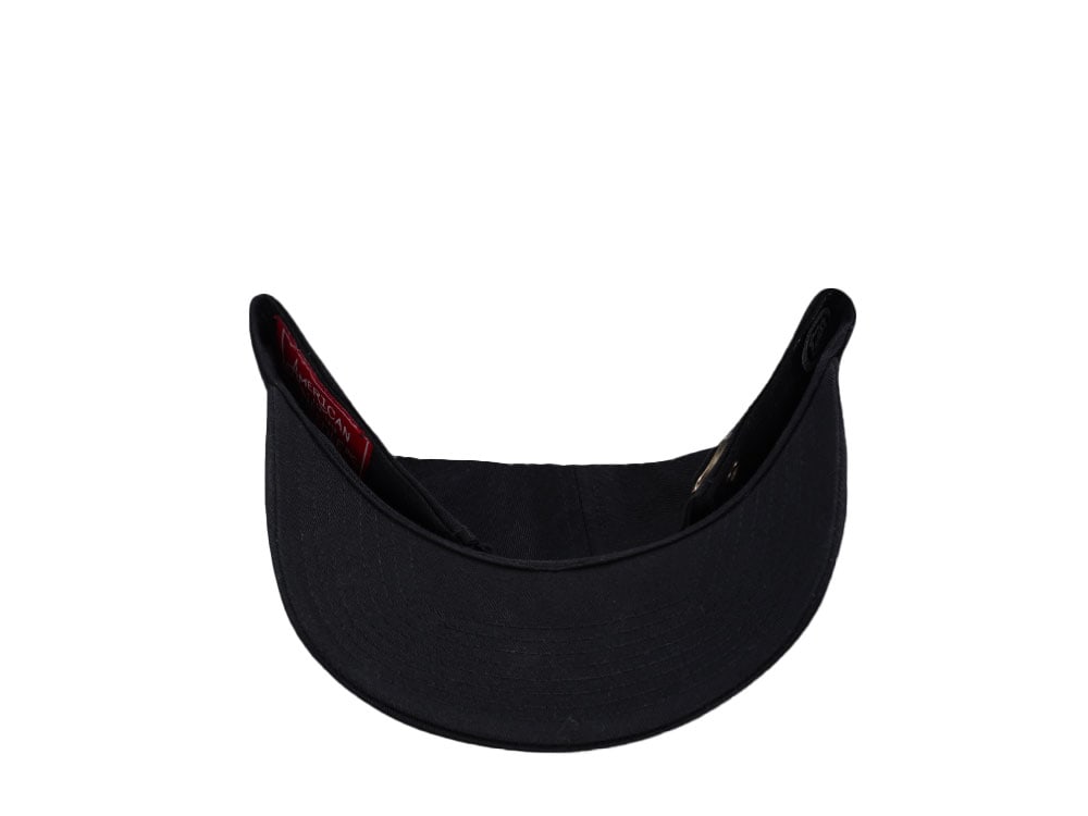 American Needle Anaheim Ducks Black Stadium Curved Snapback Casquette
