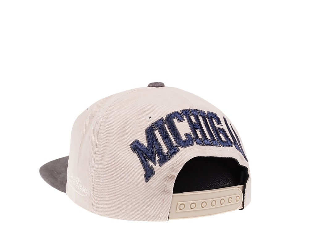 Mitchell & Ness Michigan Wolverines Deadstock Throwback Snapback Casquette