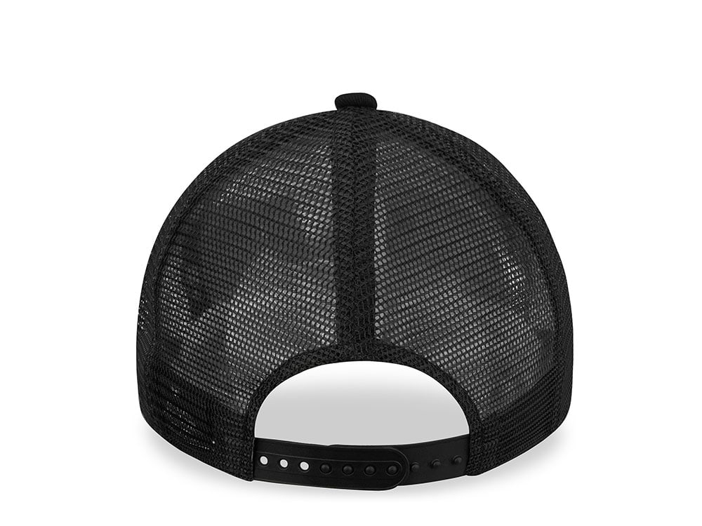 New Era Los Angeles Lakers  Black Graphite Trucker Snapback Casquette