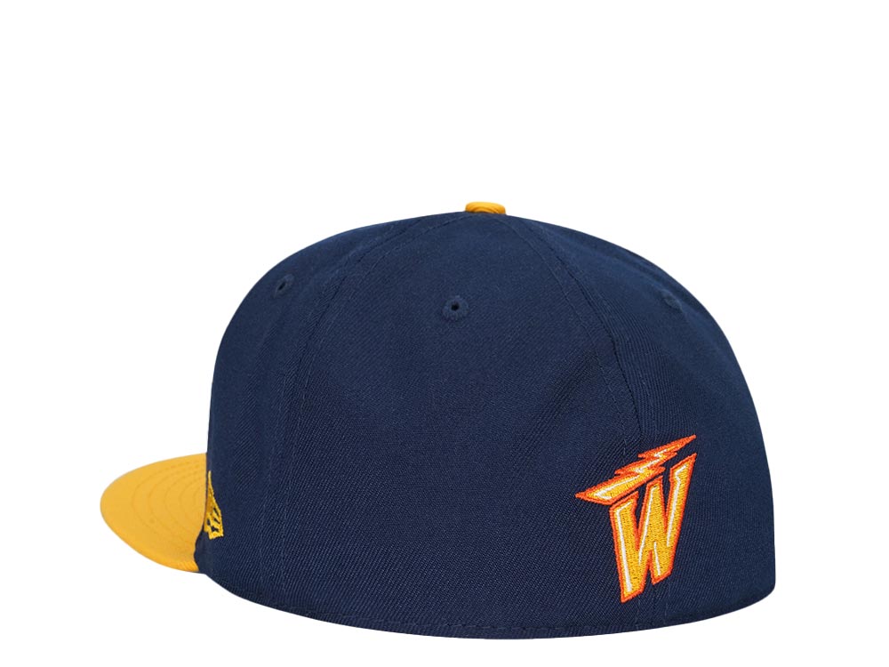 New Era Golden State Warriors Navy Yellow Two Tone Edition 59Fifty Fitted Casquette