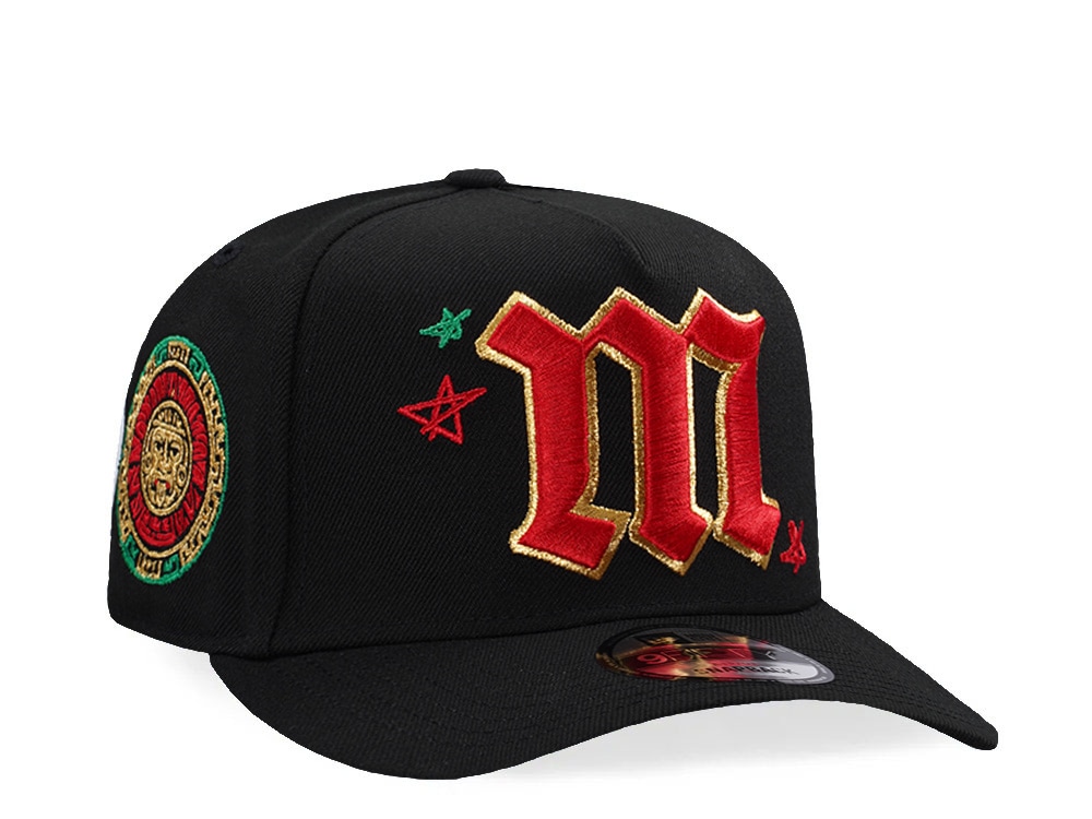 New Era Mexico Black Prime Edition 9Fifty A Frame Snapback Casquette