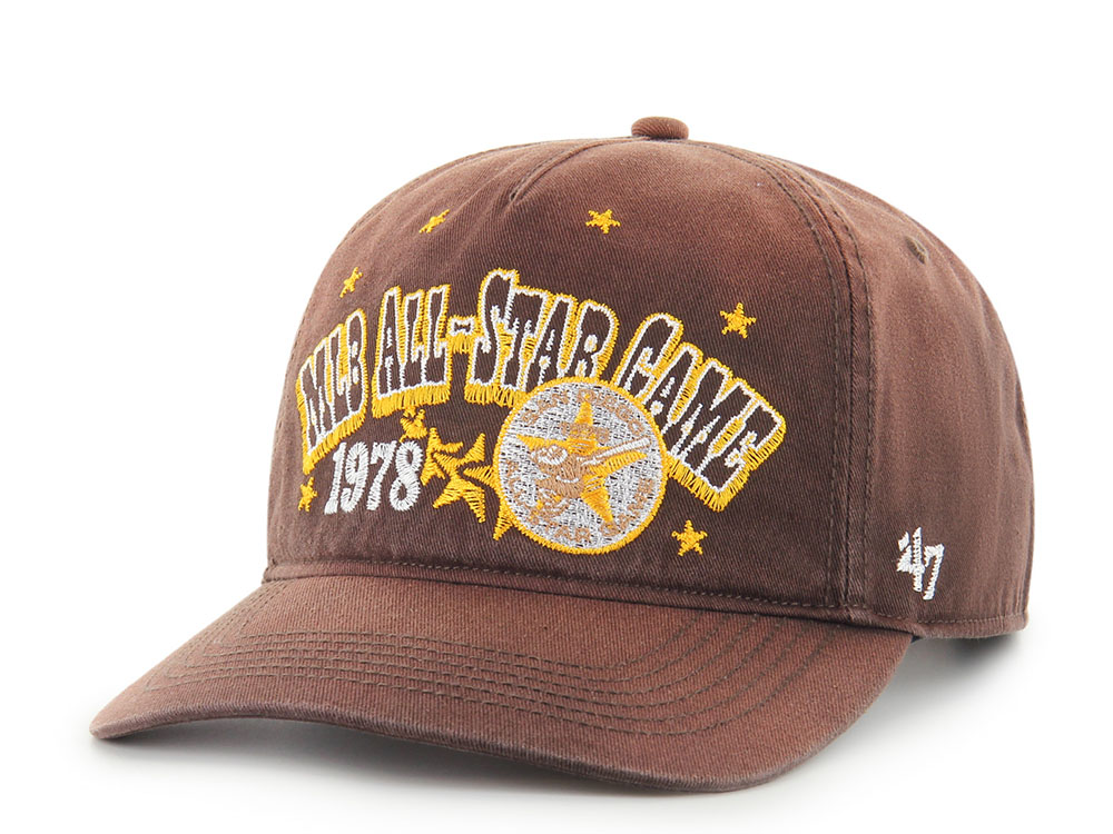 47 Brand San Diego Padres All Star Game 1978 Midsummer Classic Brown Hitch Snapback Casquette