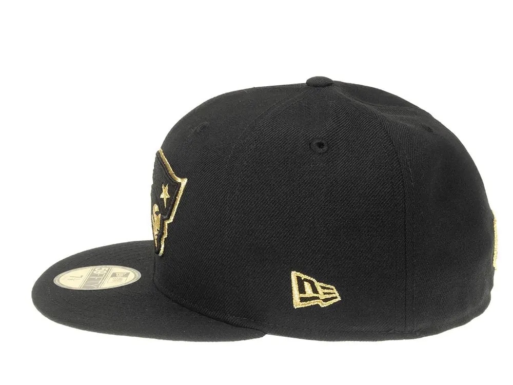 New Era New England Patriots All About Black and Gold 59Fifty Fitted Casquette