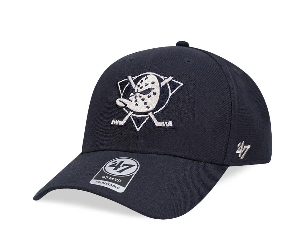 47Brand Anaheim Ducks Navy MVP Snapback Casquette