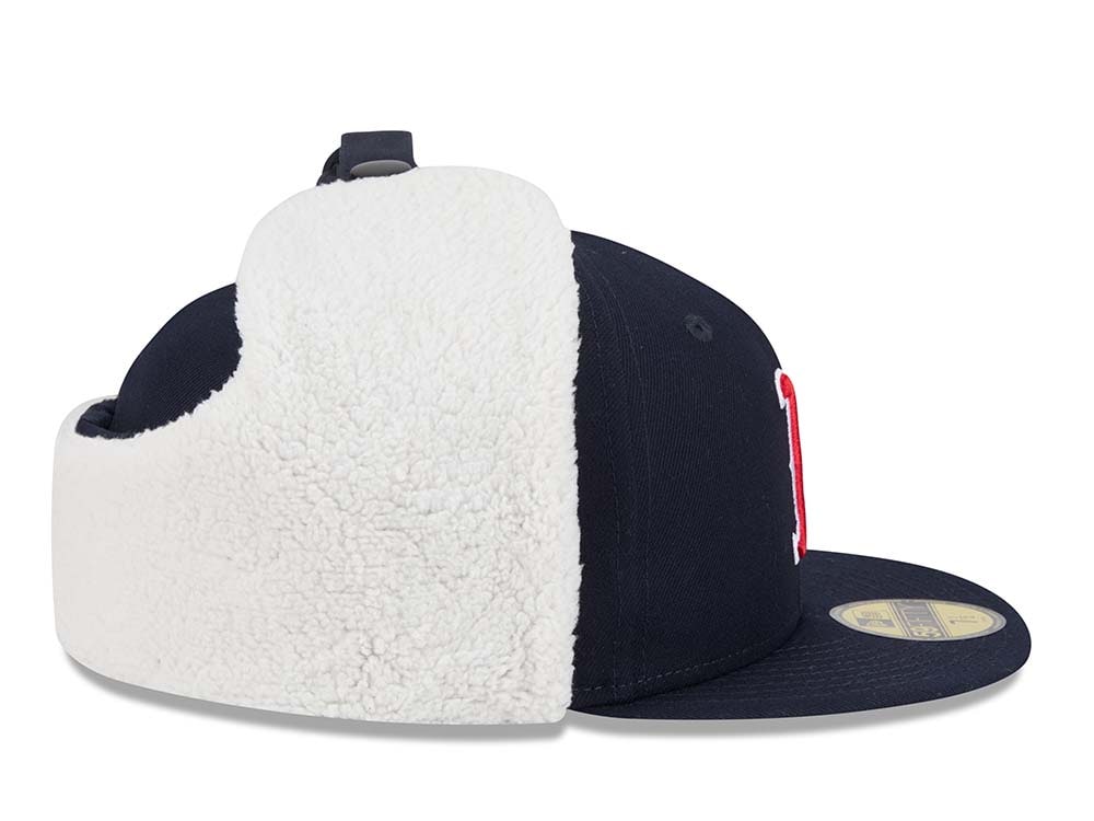 New Era Boston Red Sox Classic Navy 59Fifty Dogear Fitted Casquette