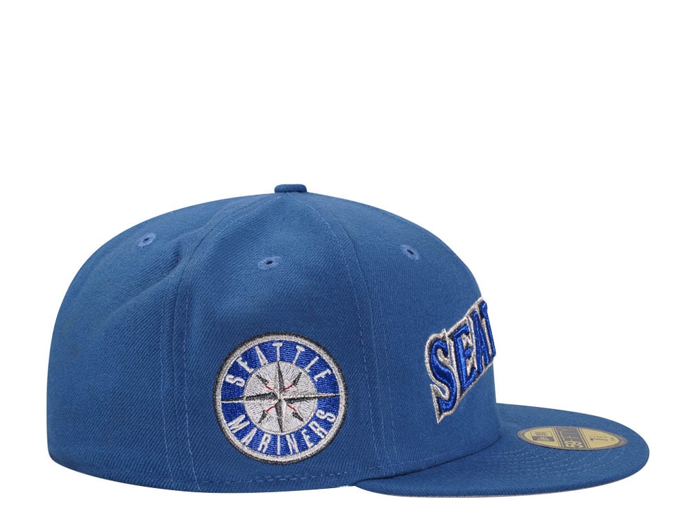 New Era Seattle Mariners Indigo Metallic Edition 59Fifty Fitted Casquette