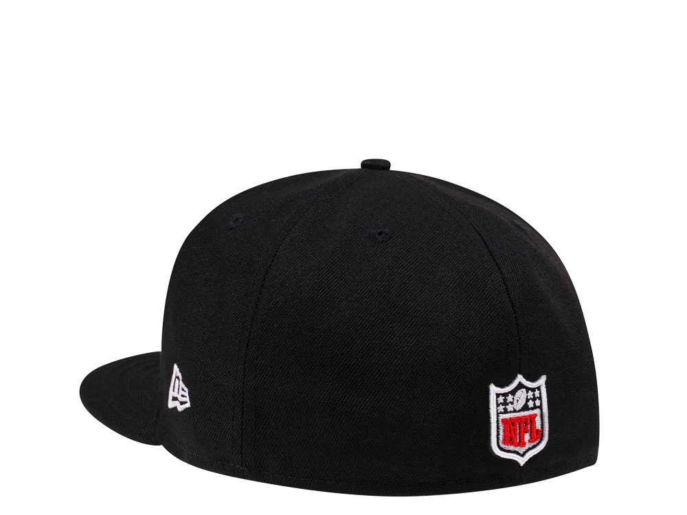 New Era Jacksonville Jaguars Black Crimson Collection 59Fifty Fitted Casquette