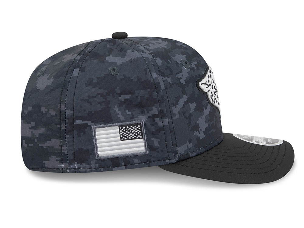 New Era Jacksonville Jaguars NFL Salute to Service 2026 Digi Camo Black 9Seventy Stretch Snapback Casquette