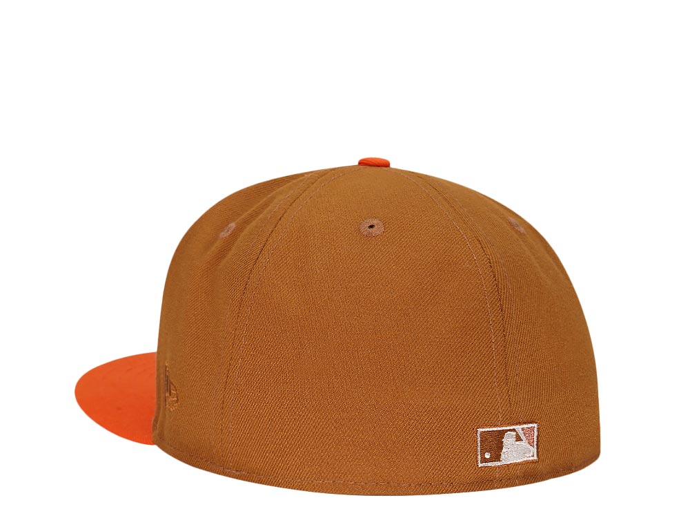 New Era Detroit Tigers All Star Game 2005 Bourbon Team Orange Two Tone Edition 59Fifty Fitted Casquette
