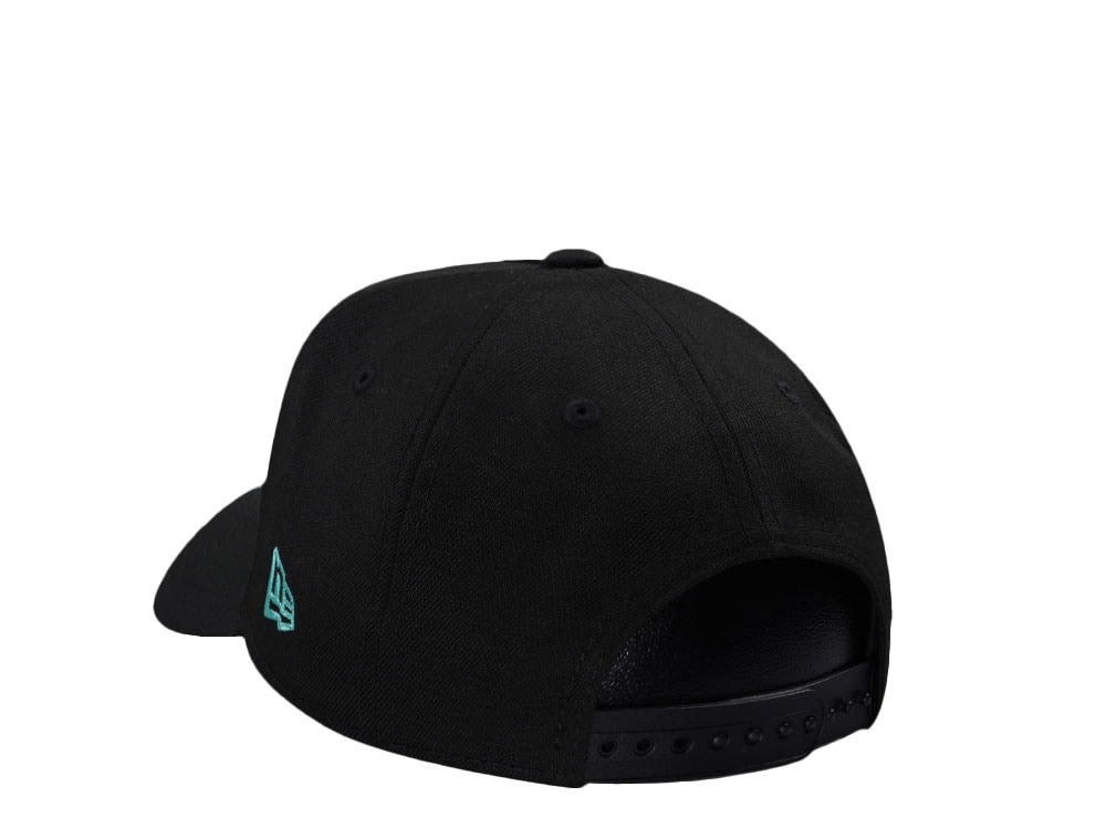 New Era Arizona Diamondbacks Inaugural Season 1998 Mint Black Prime Edition 9Forty A Frame Snapback Casquette