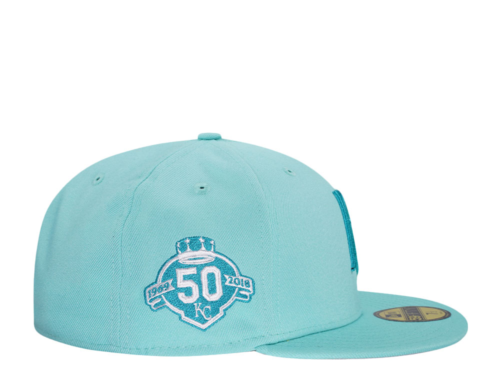 New Era Kansas City Royals 50th Anniversary Teal Edition 59Fifty Fitted Casquette
