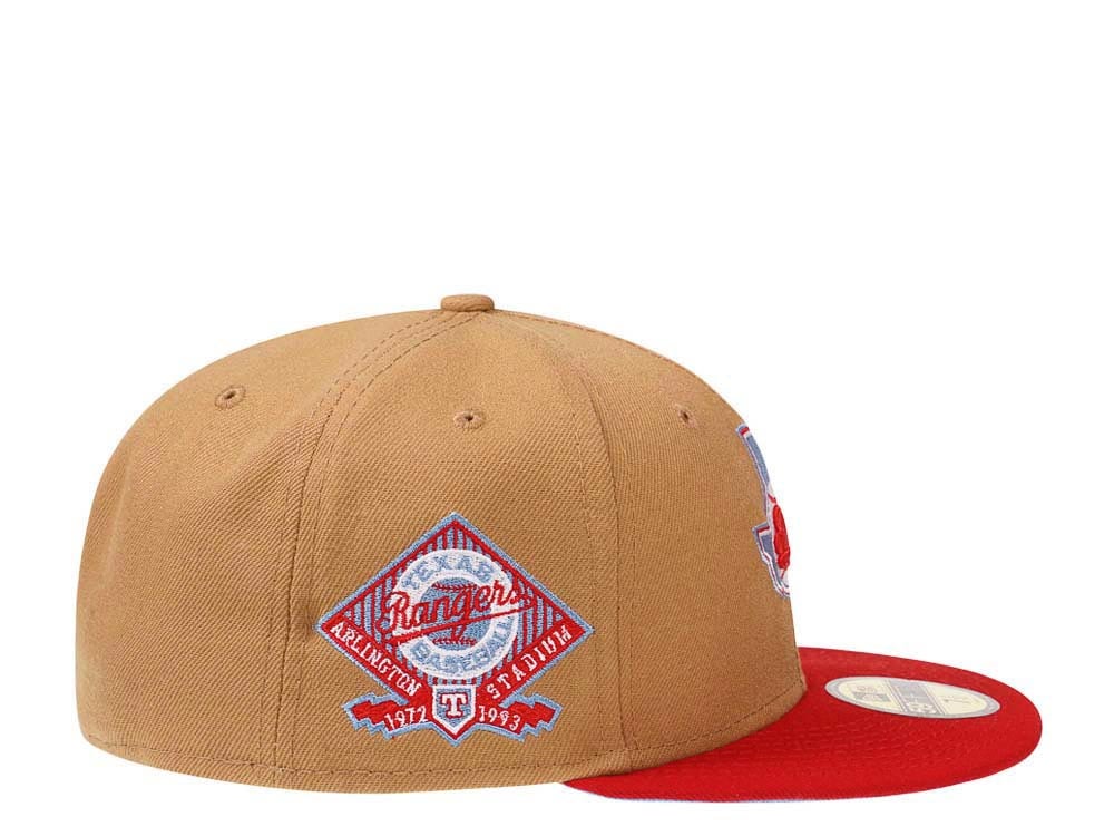 New Era Texas Rangers Arlington Stadium Two Tone Edition 59Fifty Fitted Casquette