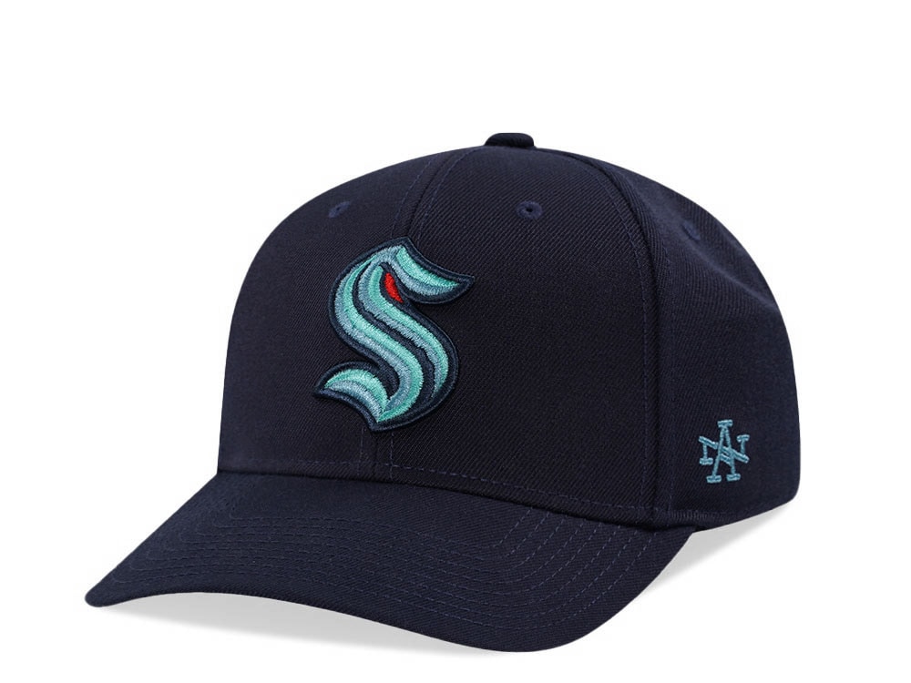 American Needle Seattle Kraken Stadium Navy Snapback Casquette