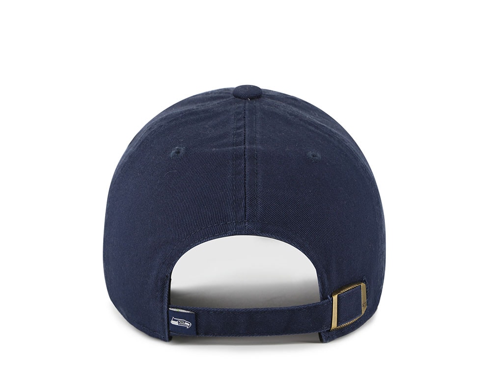 47Brand Seattle Seahawks Navy Classic Edition Clean Up Strapback Casquette