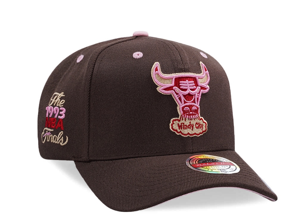 Mitchell & Ness Chicago Bulls NBA Finals 1993 Hardwood Classic Brown Sugar Edition Snapback Casquette