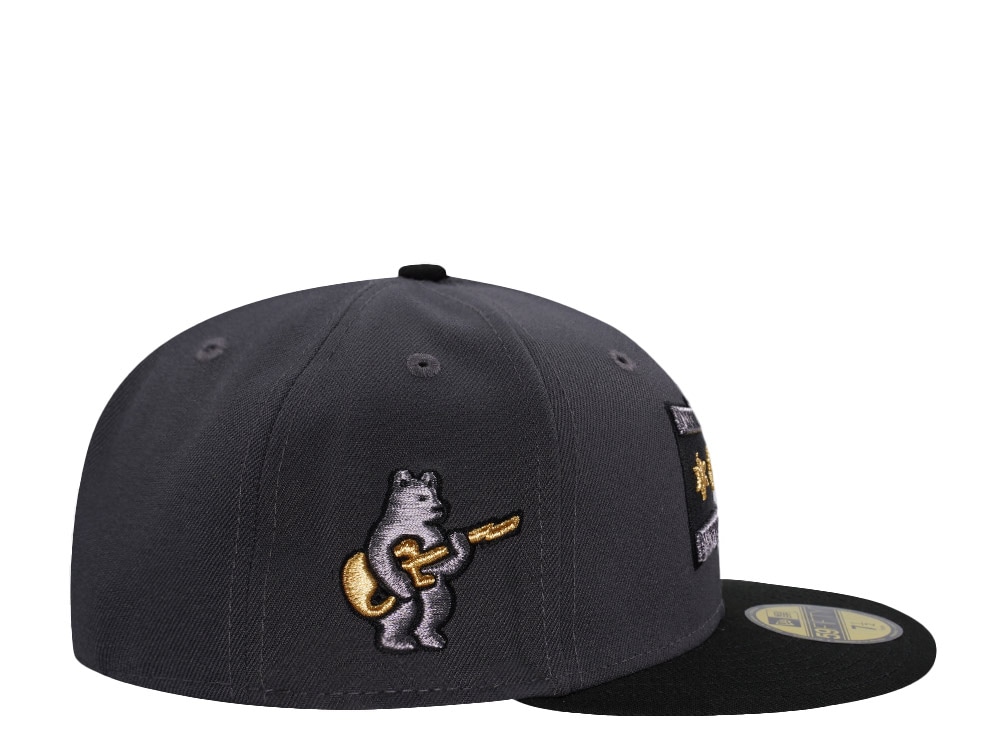 New Era Chicago Cubs Metallic Dark Graphite Two Tone Edition 59Fifty Fitted Casquette