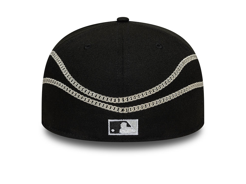 New Era Chicago White Sox Chain Wrap Black Edition 59Fifty Fitted Casquette