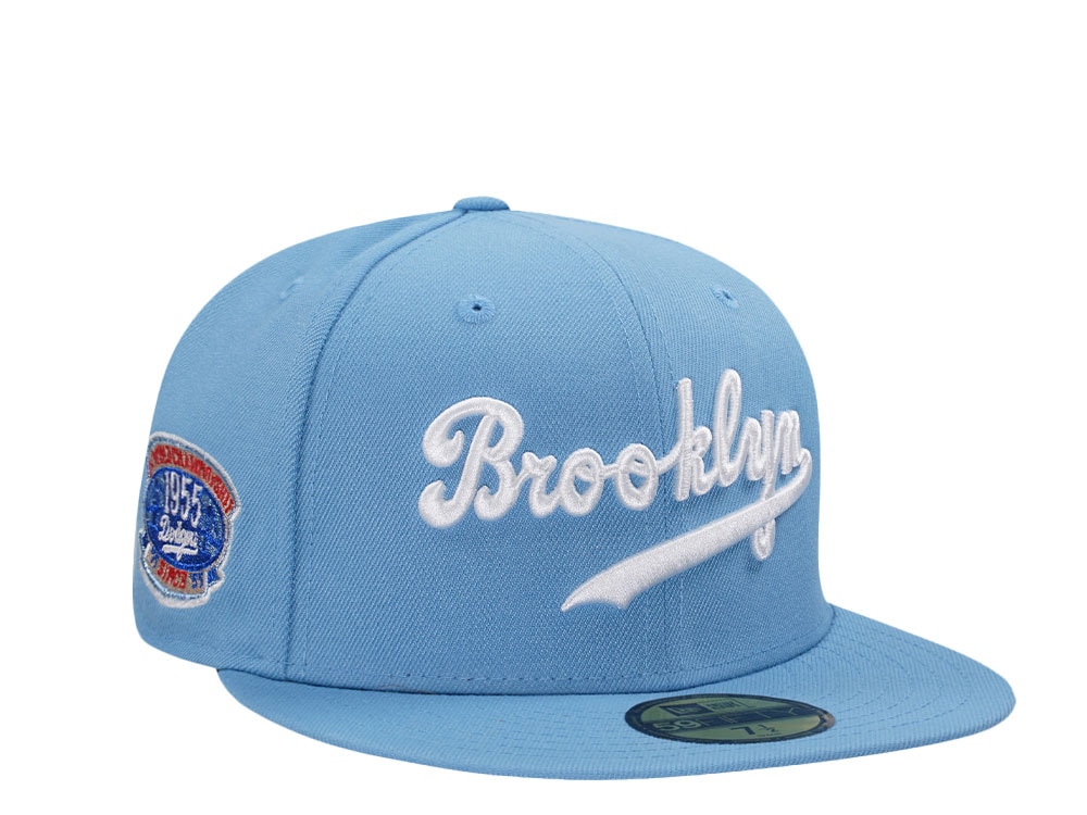 New Era Brooklyn Dodgers 1st World Champions Fresh Blue Prime Edition 59Fifty Fitted Casquette