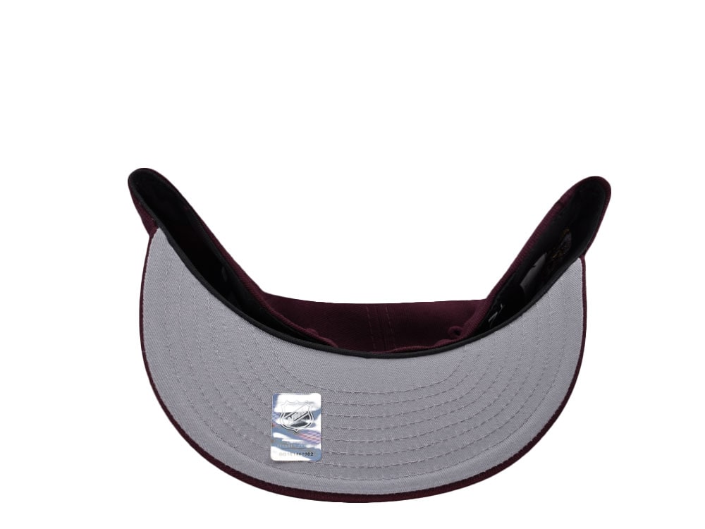 New Era New Jersey Devils 20th Anniversary Maroon Prime Edition 59Fifty Fitted Casquette