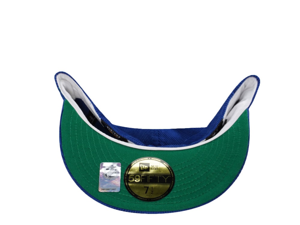 New Era Winnipeg Jets Heritage Classic Blue Corduroy Throwback Edition 59Fifty Fitted Casquette