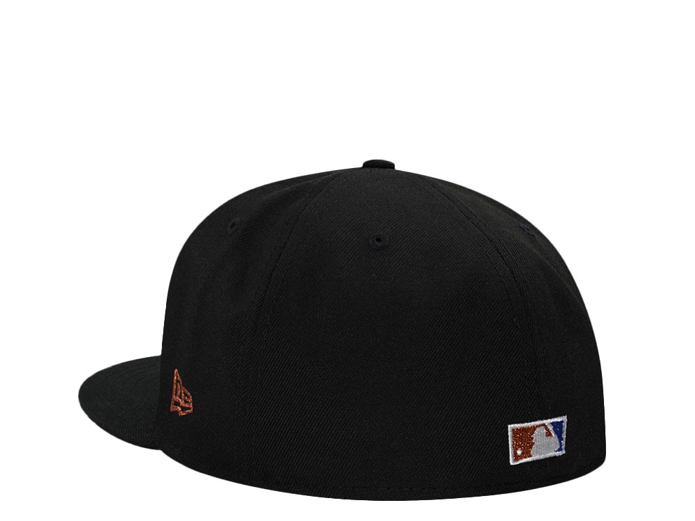 New Era Philadelphia Phillies Veterans Stadium Black Copper Throwback Edition 59Fifty Fitted Casquette