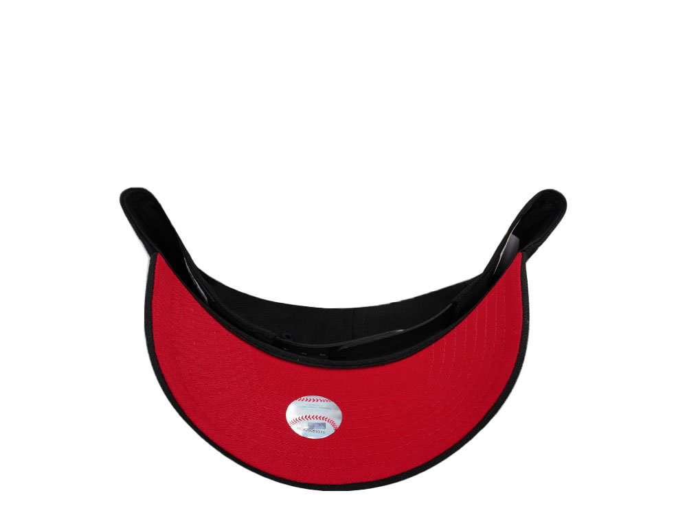 New Era Los Angeles Dodgers 40th Anniversary Black and Red Script Edition 9Forty A Frame Snapback Casquette