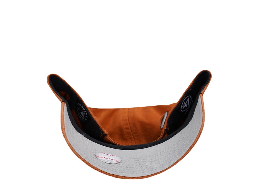 47Brand New York Yankees Burnt Orange Base Runner Clean up Strapback Casquette