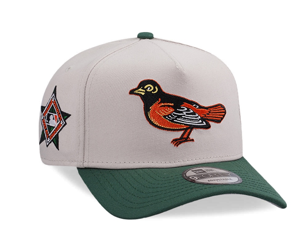 New Era Baltimore Orioles All Star Game 1993 Stone Two Tone Edition 9Forty A Frame Snapback Casquette