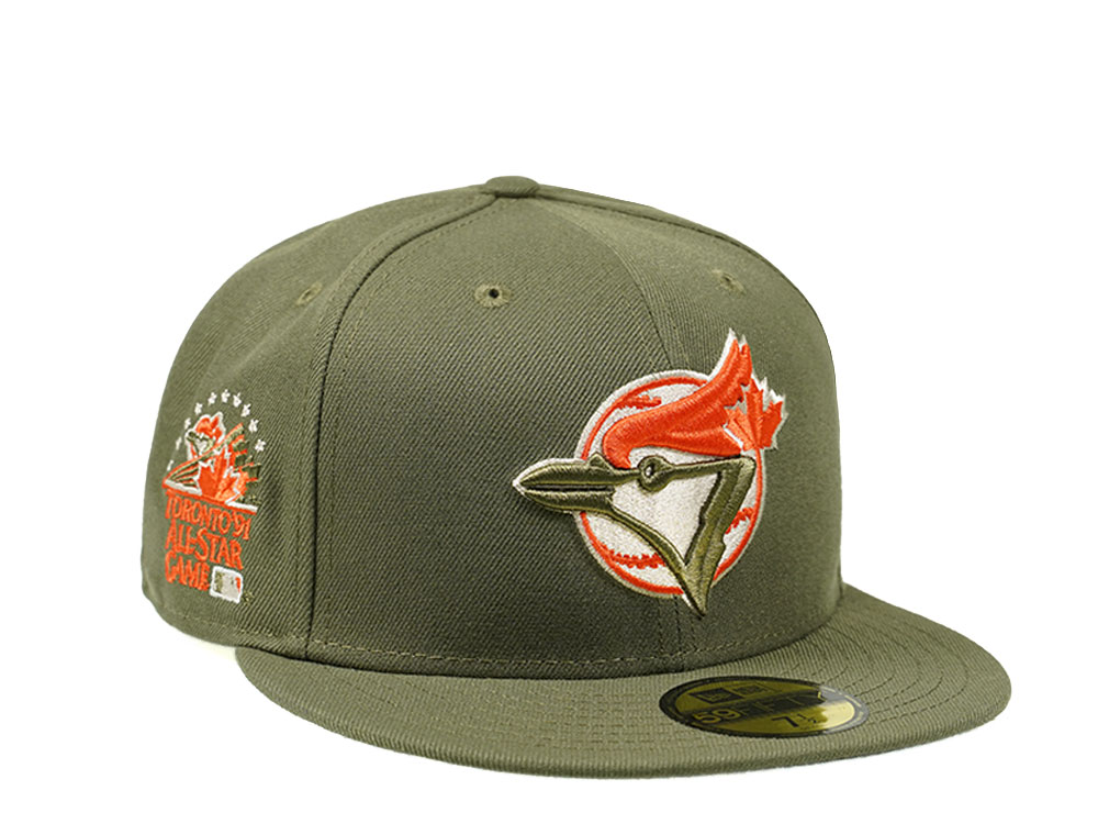New Era Toronto Blue Jays All Star Game 1991 Olive Edition 59Fifty Fitted Casquette