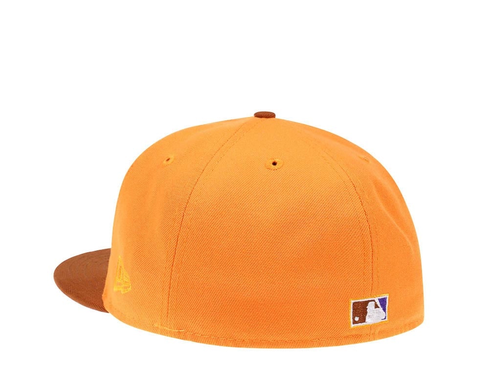 New Era Toronto Blue Jays 25th Anniversary Bourbon Tangerine Prime Edition 59Fifty Fitted Casquette