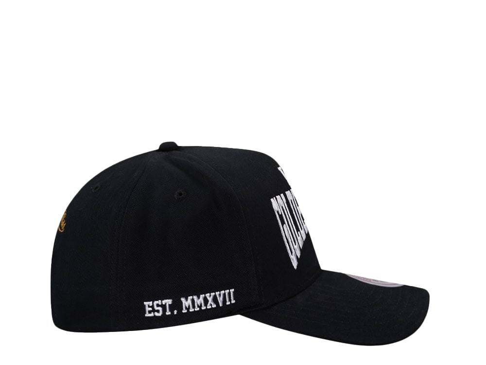 Mitchell & Ness Vegas Golden Knights Black Pro Pinch Fit Snapback Casquette