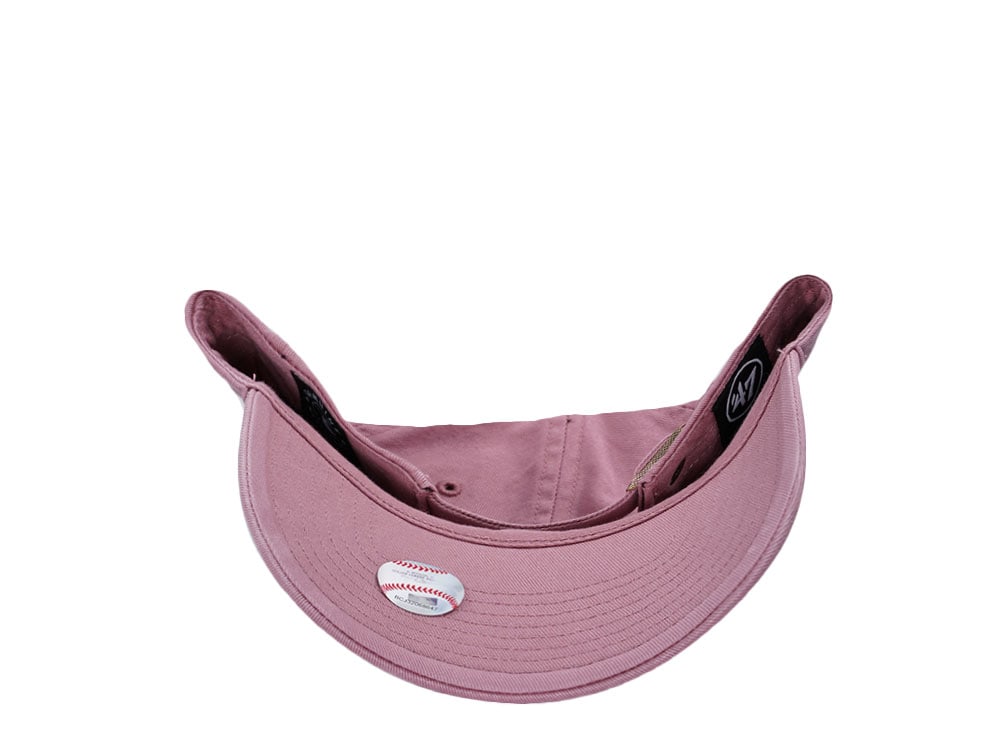 47Brand Los Angeles Dodgers Mauve Clean up Strapback Casquette