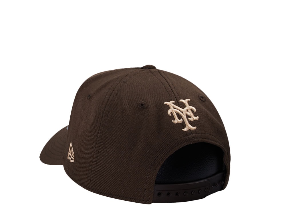 New Era New York Mets Walnut Rose 9Forty A Frame Snapback Casquette