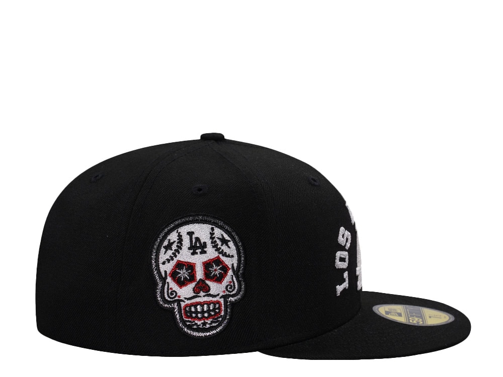 New Era Los Angeles Dodgers Skull Black Prime Edition 59Fifty Fitted Casquette