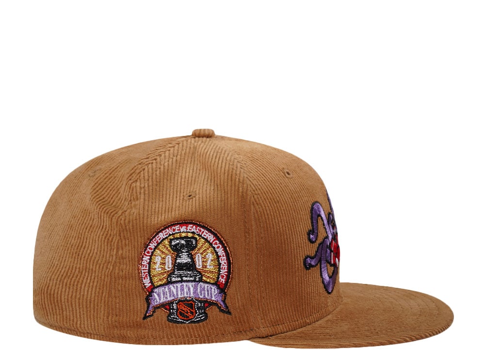 New Era  Detroit Red Wings Stanley Cup 2002 AL Camel Corduroy Prime Edition 59Fifty Fitted Casquette