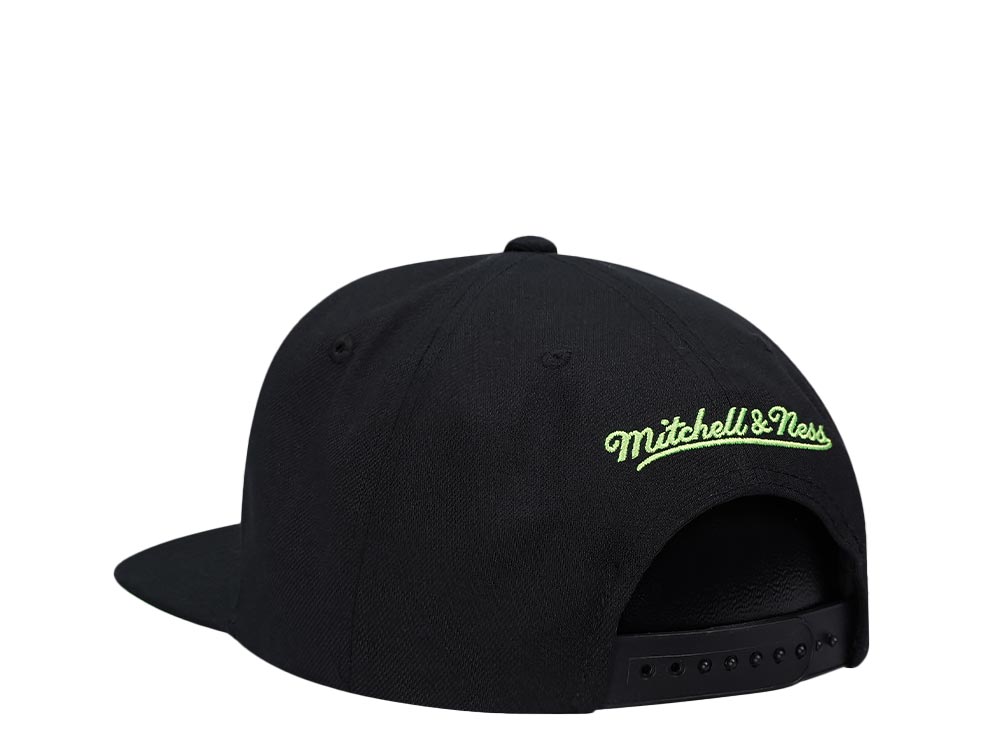 Mitchell & Ness Seattle Supersonics Slime Drip Hardwood Classic Snapback Casquette