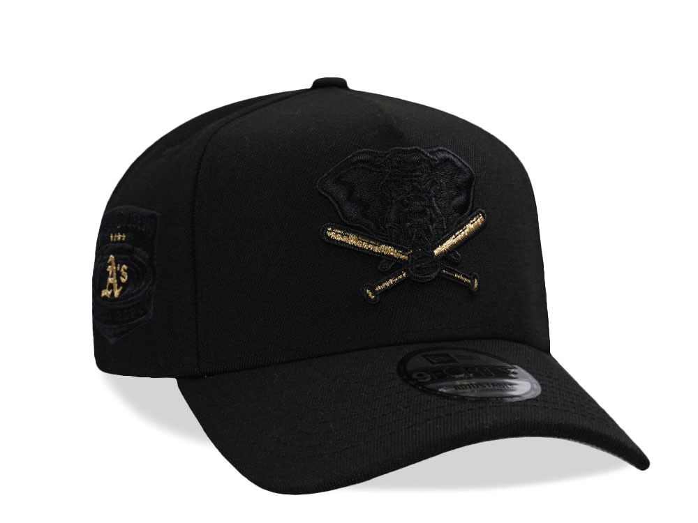 New Era Oakland Athletics Coliseum Black Out Prime Edition 9Forty A Frame Snapback Casquette