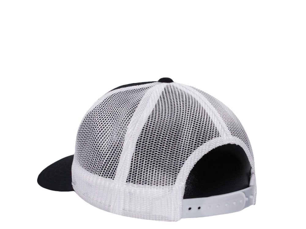 Brixton MFG Co Black and White Trucker Snapback Casquette